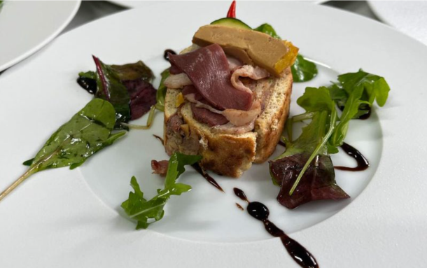 Le menu du jour servi au restaurant panoramique