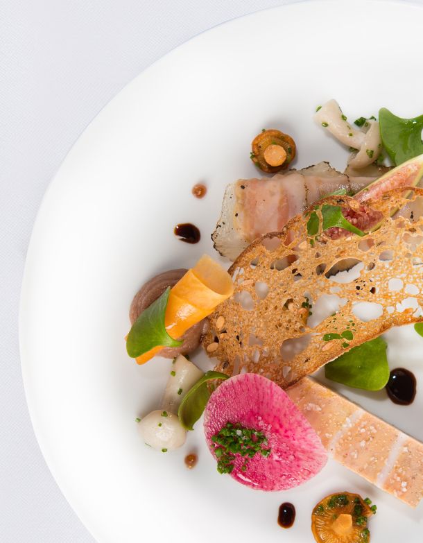 Le menu du jour servi au restaurant panoramique